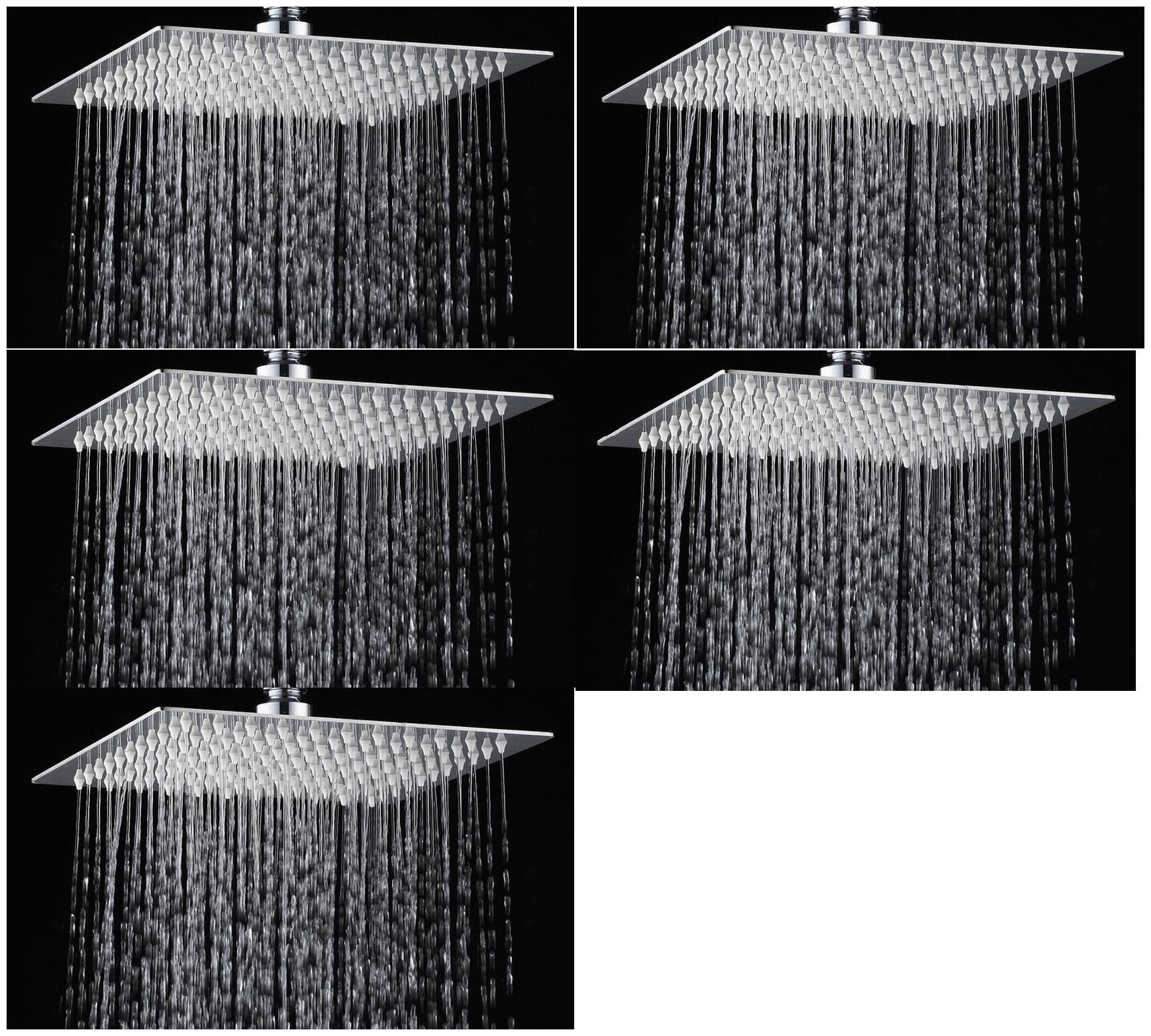 

LOGGER - 10 inch X 10 inch ULa Slim Square Shower Head only Set of 5 pcs