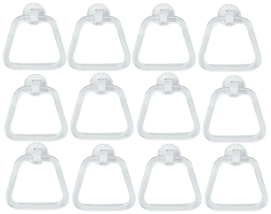 

LOGGER - Acrylic Towel Ring Set of 12 pcs (Type - Triangle Material - Acrylic Unbreakable)