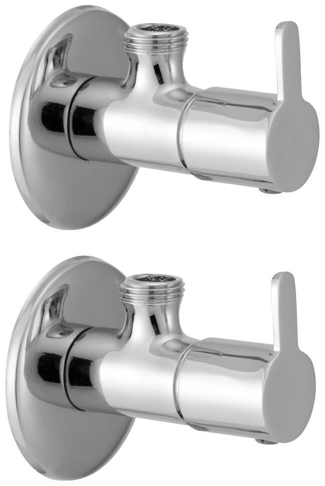

LOGGER - Angle Valve with Flange Set of 2 pcs (Type - Fusion Material -Brass)