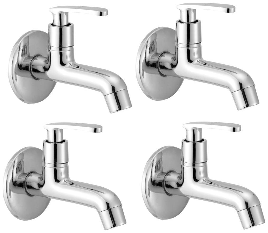 

LOGGER - Bib Cock With Flange Set of 4 pcs (Type - Wave Material - Brass)