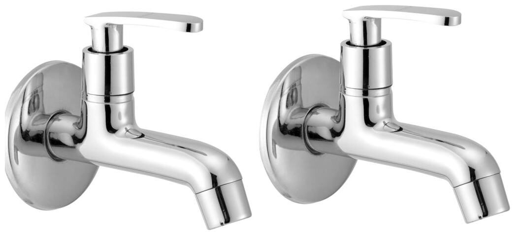 

LOGGER - Bib Cock With Flange Set of 2 pcs (Type - Wave Material - Brass)