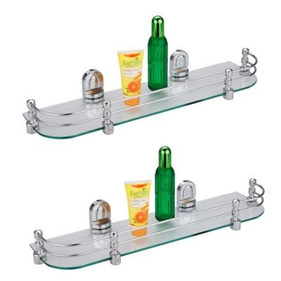 

LOGGER - Glass Shelve set of 2 pcs (Size - 50 8 cm (20 inch))