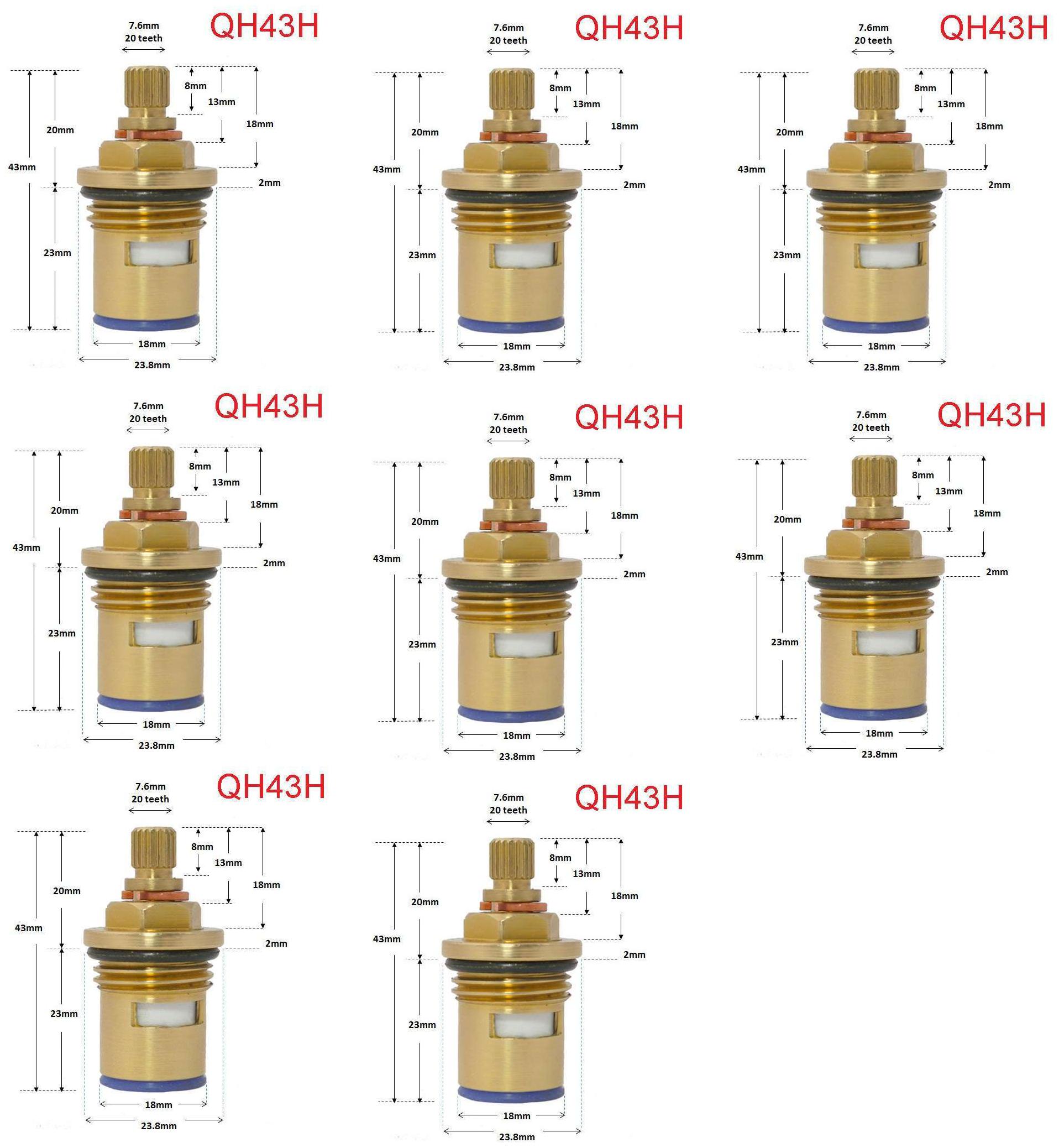 

LOGGER - Internal Tap Disc Fitting Set of 8 pcs (Material Brass Size 1 27 cm (1 2 inch)
