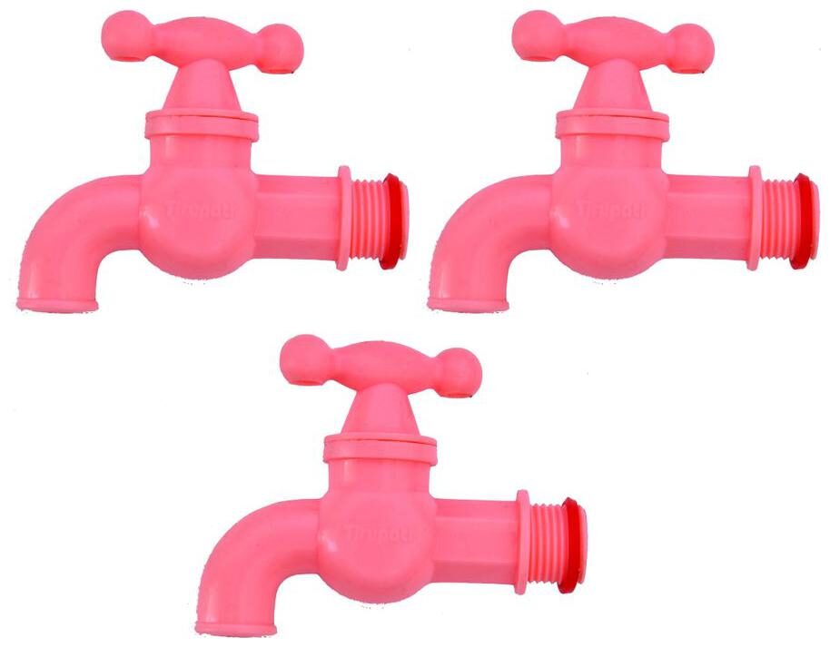 

LOGGER - Plastic Tap Set of 3 pcs (Type - Small TP Color - Pink)