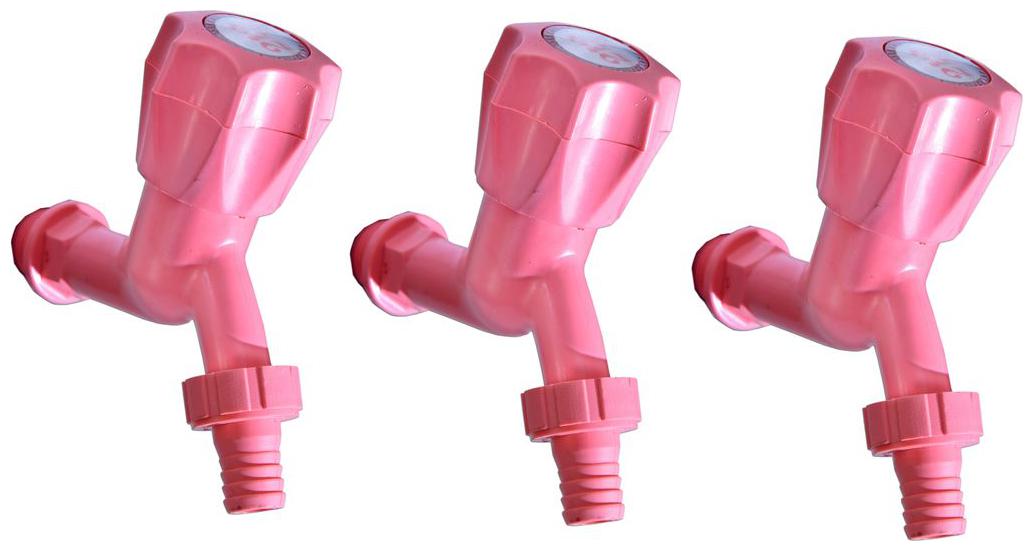 

LOGGER - Plastic Tap Set of 3 pcs (Type - Nozzle Color - Pink)