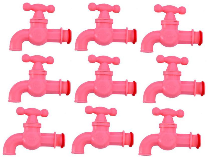 

LOGGER - Plastic Tap Set of 9 pcs (Type - Small TP Color - Pink)