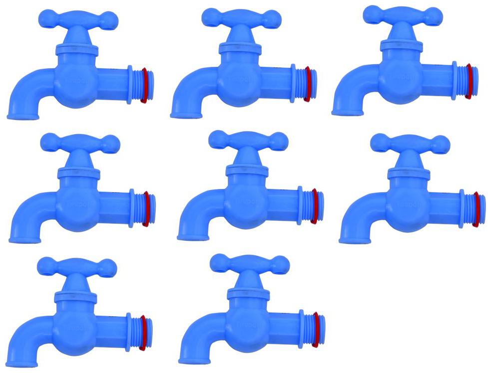 

LOGGER - Plastic Tap Set of 8 pcs (Type - Small TP Color - Blue)