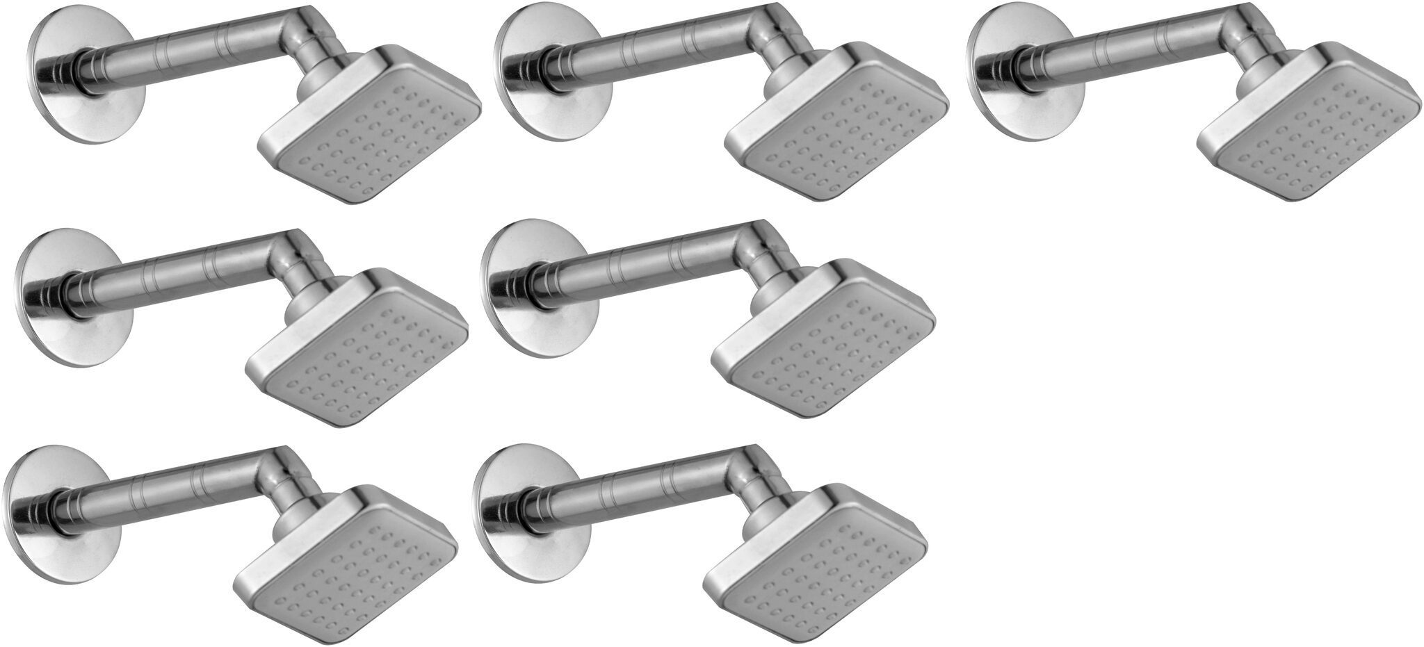 

LOGGER-Shower with Arm and Flange Set of 7 pcs (Model - S01)