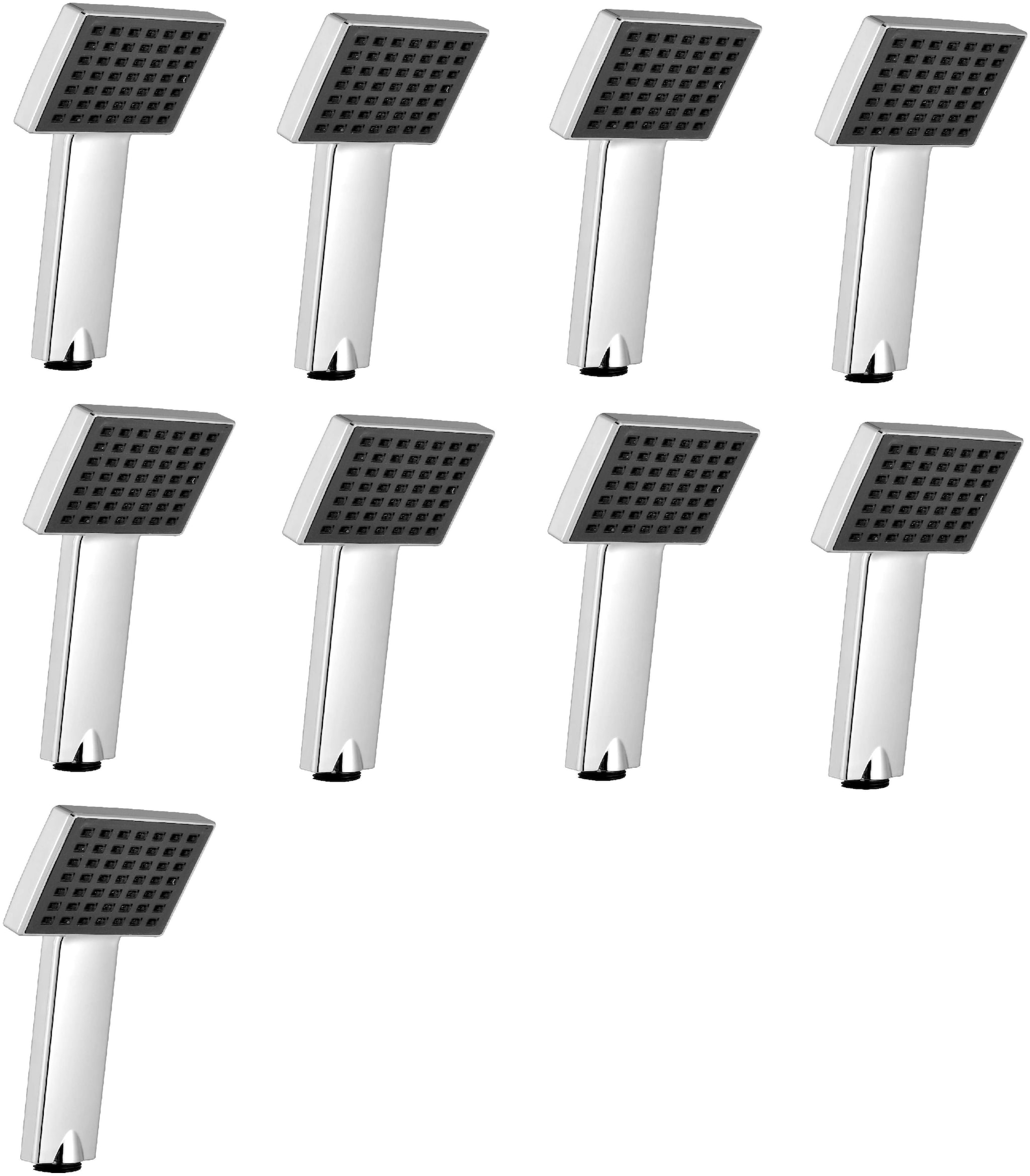 

LOGGER - Square Hand Shower only Set of 9 pcs (Model - HS1 Material - ABS)