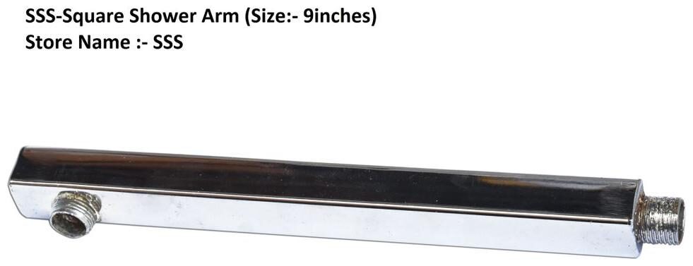 

LOGGER-Square Shower Arm Chrome Plated (Size - 22 86 cm (9 inch))