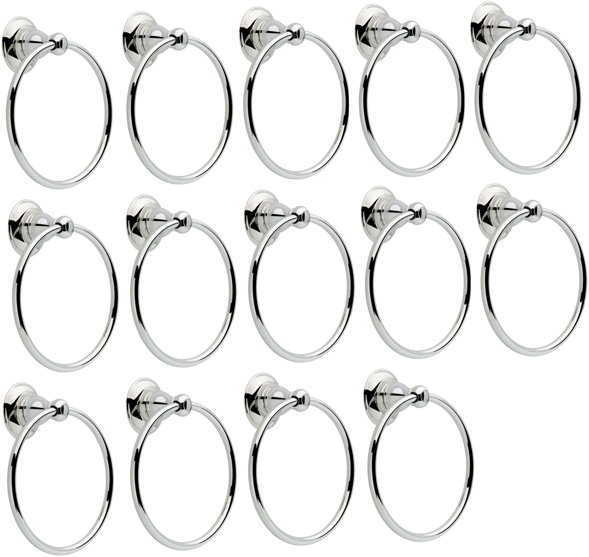 

LOGGER - Towel Ring set of 14 pcs (Type - Round Material - Stainless Steel)
