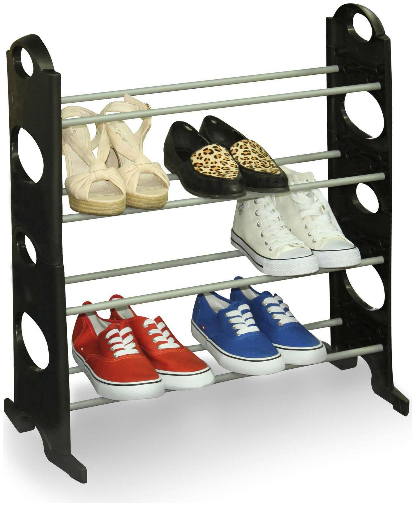 

Stackable 12 Pairs Shoe Rack Organizer Boss Shoe Rack Plastic Shoe rack