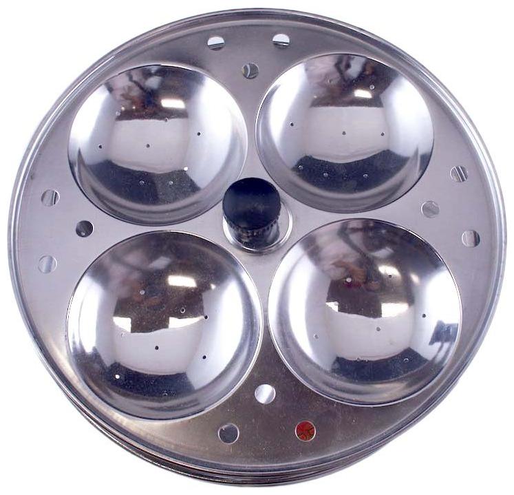 

Stainless Steel Idli Stand 12 Idlis 3 Plates Set