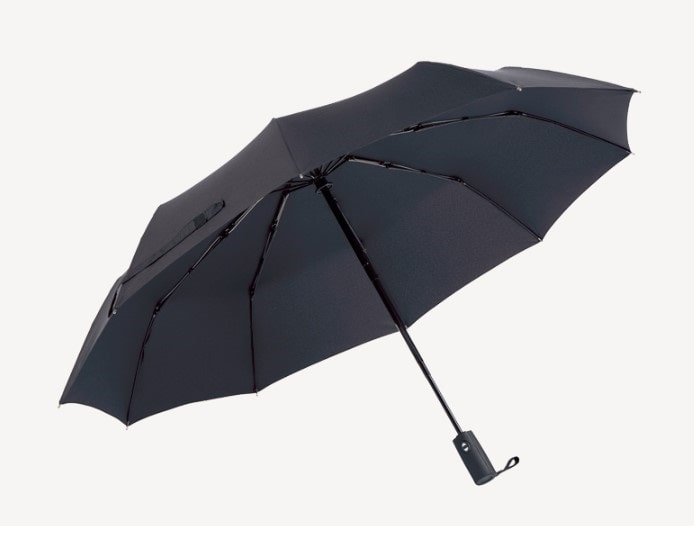Stainless Steel 10 Bone Huge Three Folding Waterproof Umbrella