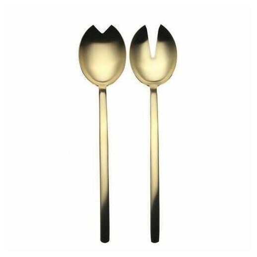 

Stainless Steel w PVD Titanium Coating Due Ice Oro Salad