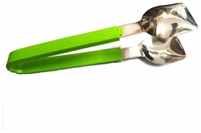 

Stainless Steel Ice Salad Sugar Cube Fruit Pastry Pie Noodles Sweets Tong-Green