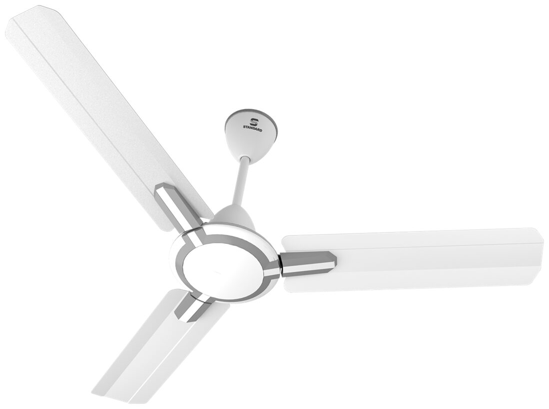 

Standard Cruiser 1200 mm Premium Ceiling Fan ( Pearl white Pack of 1 )