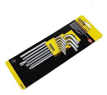 

Stanley 92-624 Long L-type Tamper Proof Torx Hex Key Set 8 piece ( pack of 1)