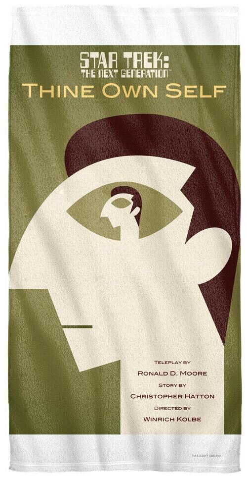 

Star Trek TNG Season 7 Episode 16 Licensed Beach Towel 60in by 30in