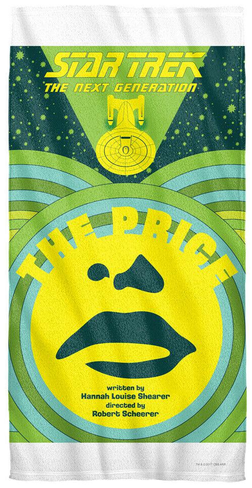 

Star Trek TNG Season 3 Episode 8 Licensed Beach Towel 60in by 30in