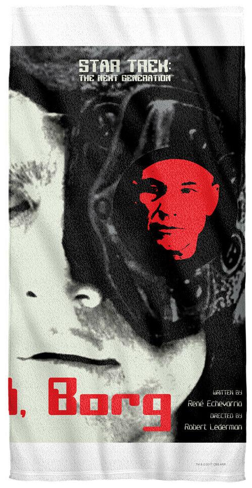 

Star Trek TNG Season 5 Episode 23 Licensed Beach Towel 60in by 30in