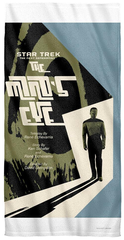 

Star Trek TNG Season 4 Episode 24 Licensed Beach Towel 60in by 30in