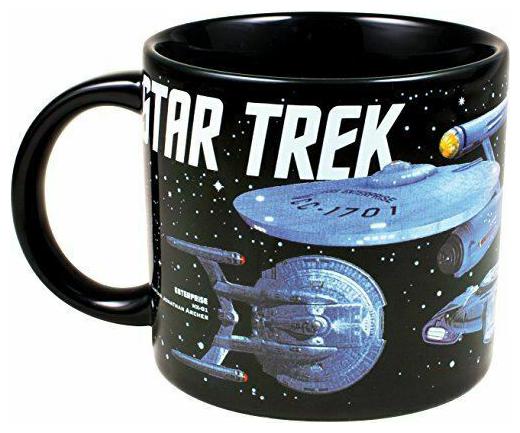 

Starships of Star Trek Mug - Nerdy Gift Coffee Cup - Unemployed Philosophers