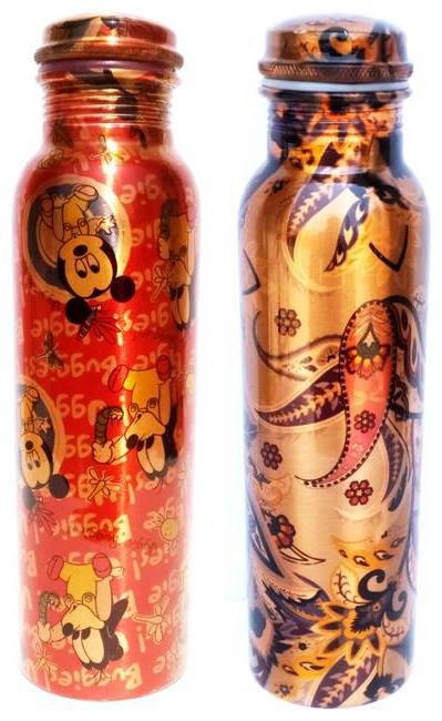 

State Pride-T Copper Multi Water Bottle ( 1000 ml Set of 2 )