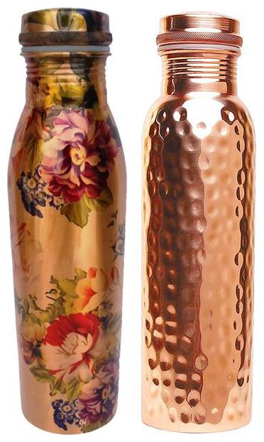 

State Pride-T Copper Assorted Water Bottle ( 1000 ml Set of 2 )