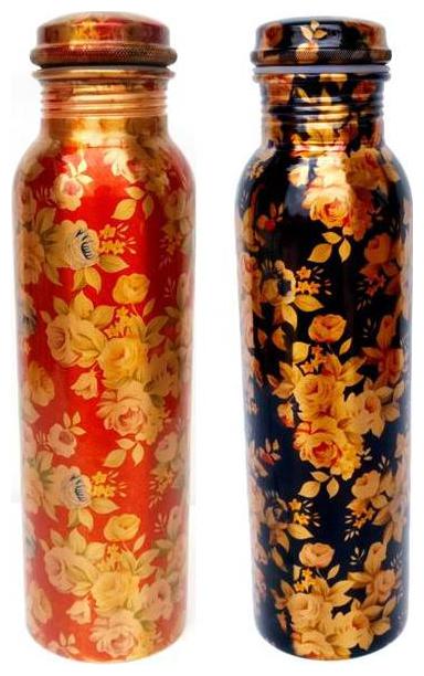 

State Pride-T Copper Copper Water Bottle ( 1000 ml Set of 2 )