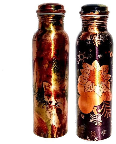 

State Pride-T Copper Multi Water Bottle ( 1000 ml Set of 2 )