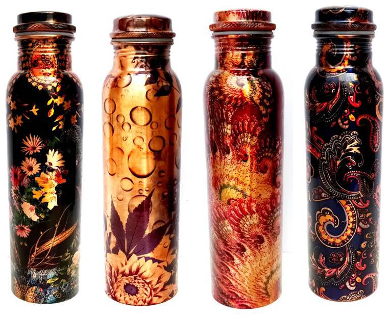 

State Pride-T Copper Multi Water Bottle ( 1000 ml Set of 4 )