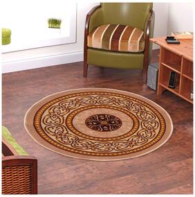 Carpet Living Room Floor Online At Best Status Cream Taba Medium Round Dressing Room Carpet 1 Pc