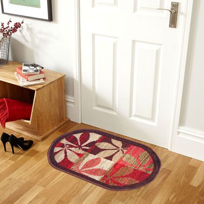 

Status Red Taba Oval Medium Floor Mat- 1 pc