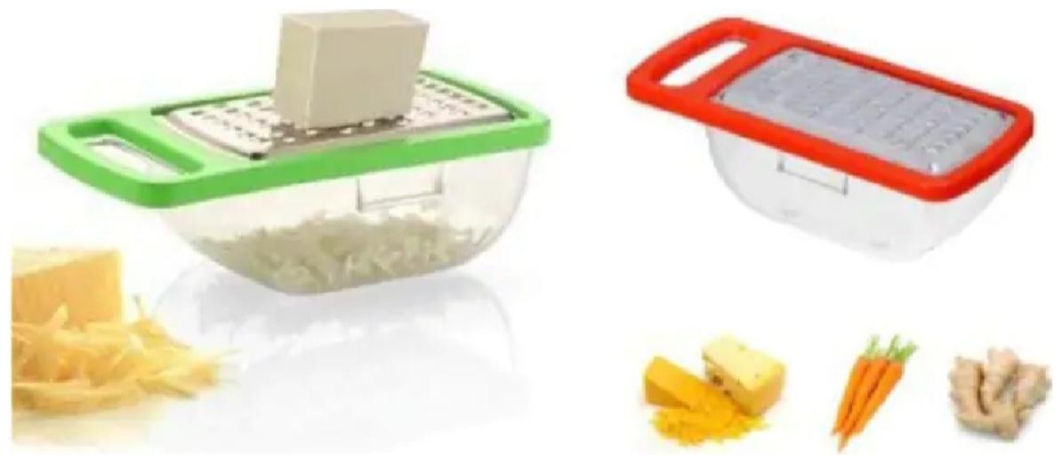 

Steel Cheese Greater With Plastic Container