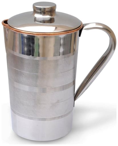 Steel Copper jug 1500 ml for Ayurvedic Benefits