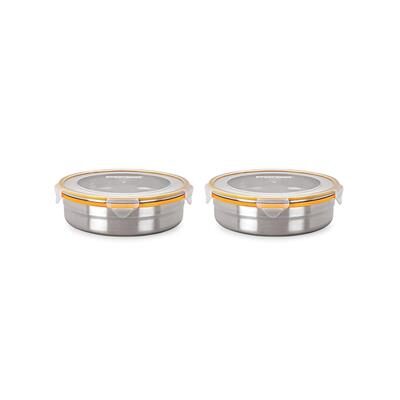 

Steel Lock Airtight Storage Containers 1700 ml 2 pc 1601 Container Set