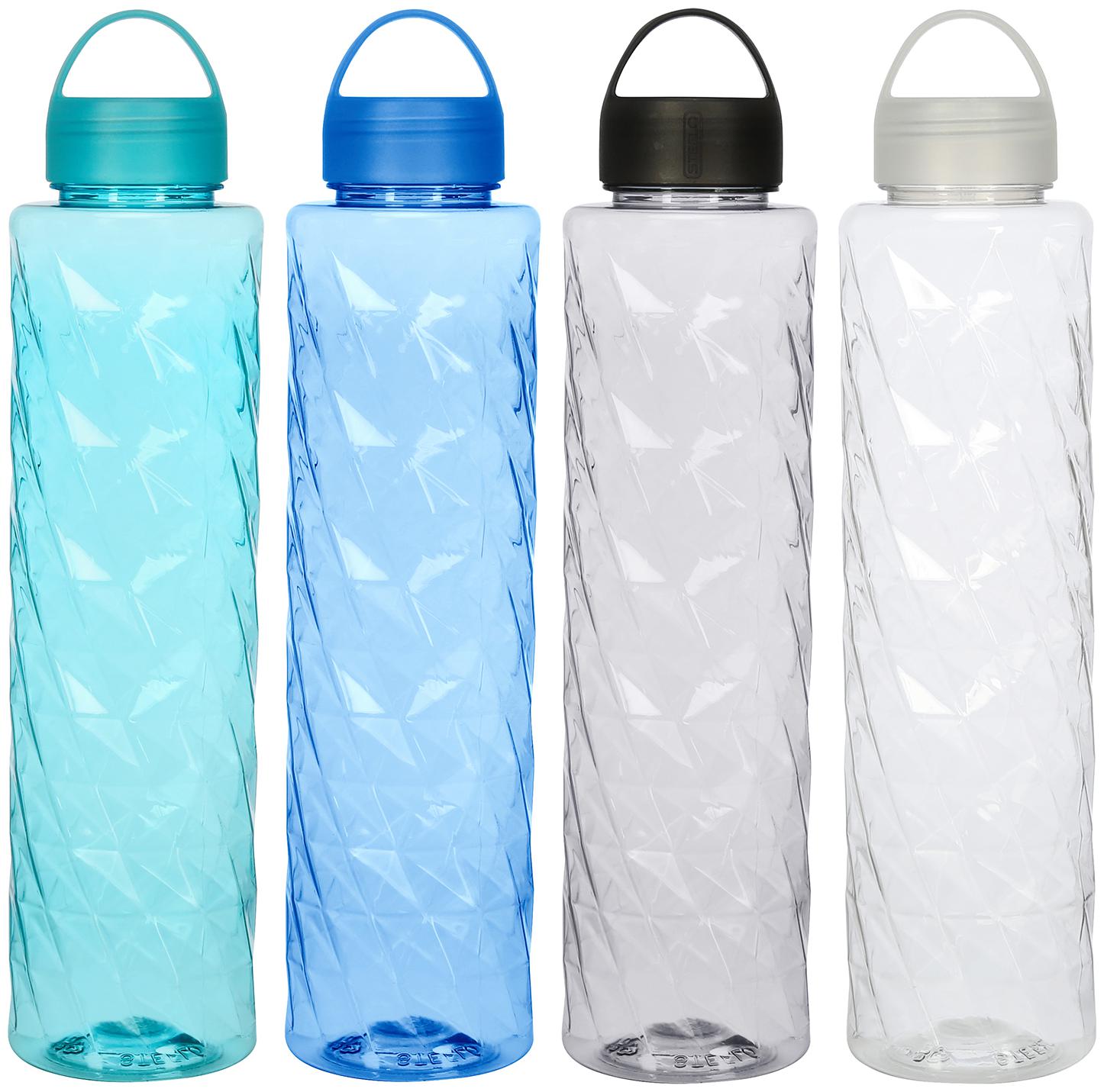

Steelo Plastic Assorted Water Bottle ( 900 ml Set of 4 )