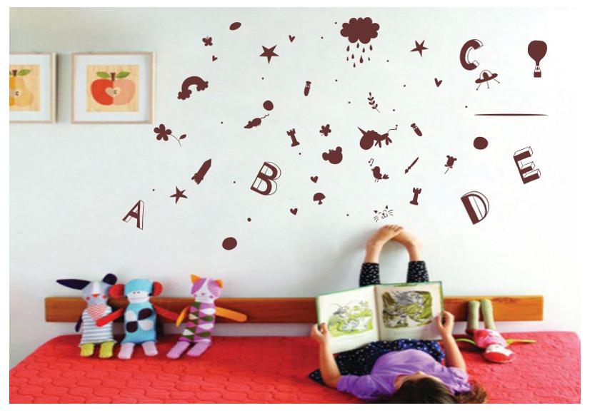 

Sticker Studio Abcd Wall Sticker (PVC Vinyl 60 cm x 76 cm)