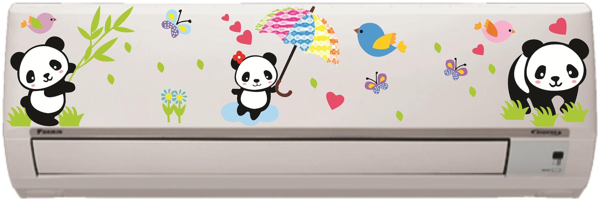 

Sticker Studio AC Sticker Wall Sticker Split Air Conditioner Sticker (Multicolour Standard Size)