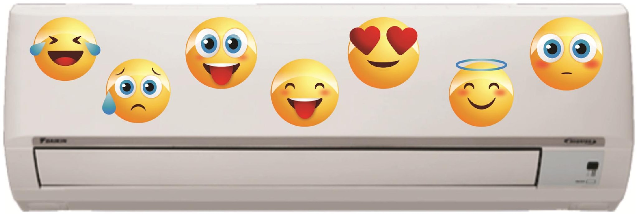 

Sticker Studio AC Sticker Wall Sticker Split Air Conditioner Sticker (Multicolour Standard Size)