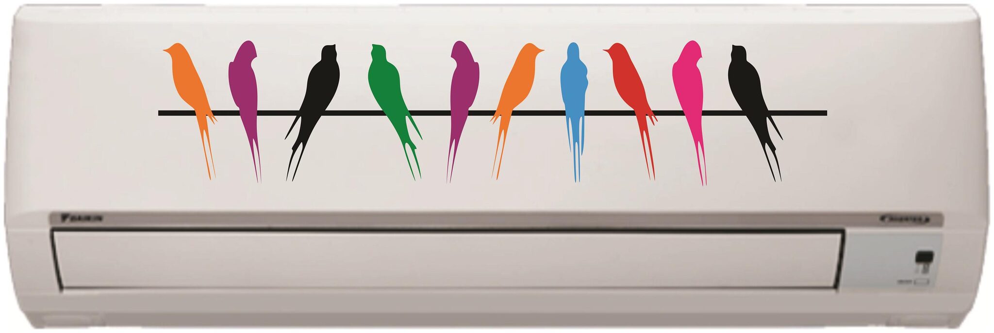 

Sticker Studio AC Sticker Wall Sticker Split Air Conditioner Sticker (Multicolour Standard Size)