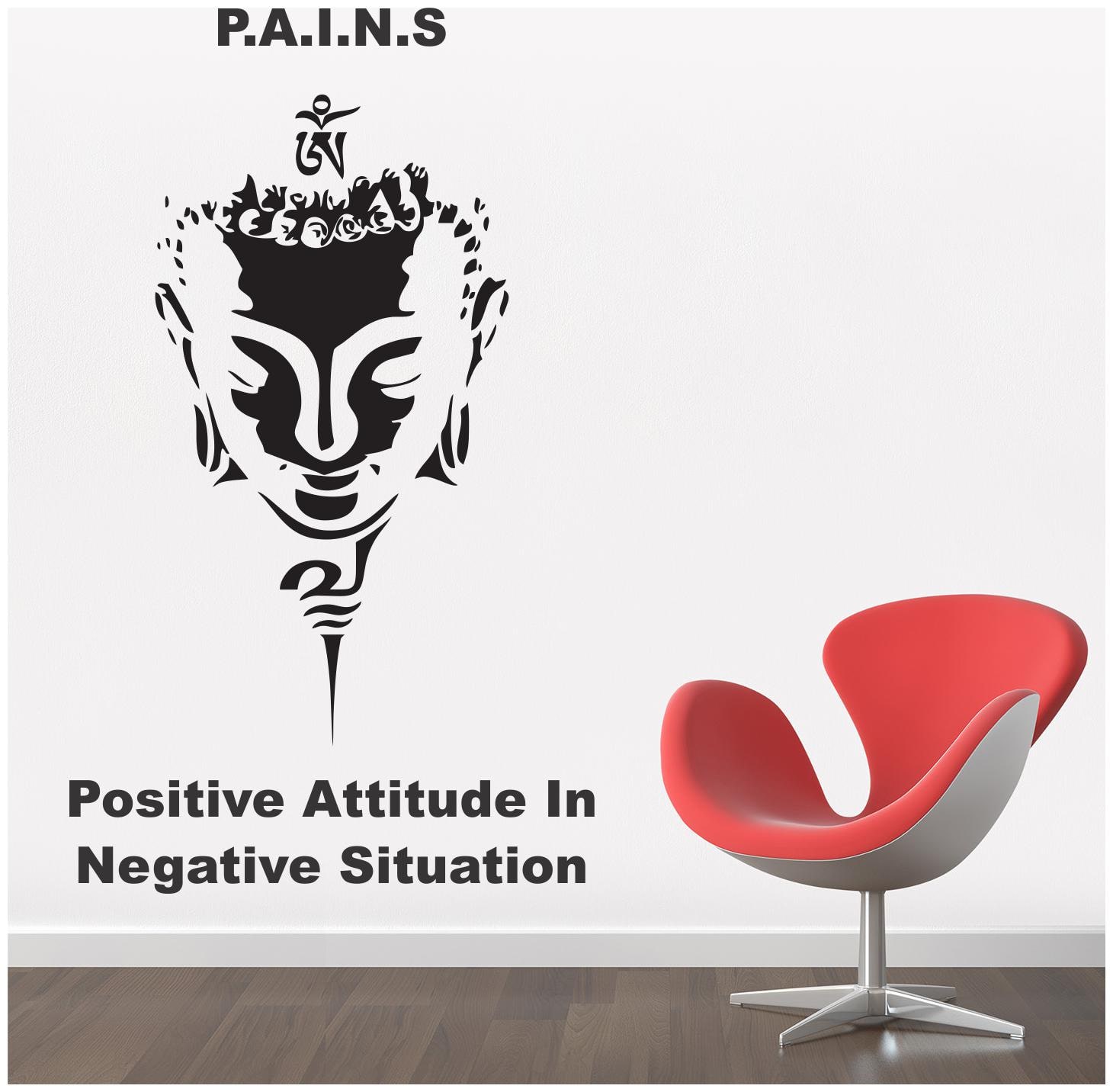

StickMe Beautiful - God - Gautama - Buddha - Office - Inspirational - Motivational - Quotes - Wall Sticker -SM735 ( PVC Vinyl - 110cm X 85 cm )