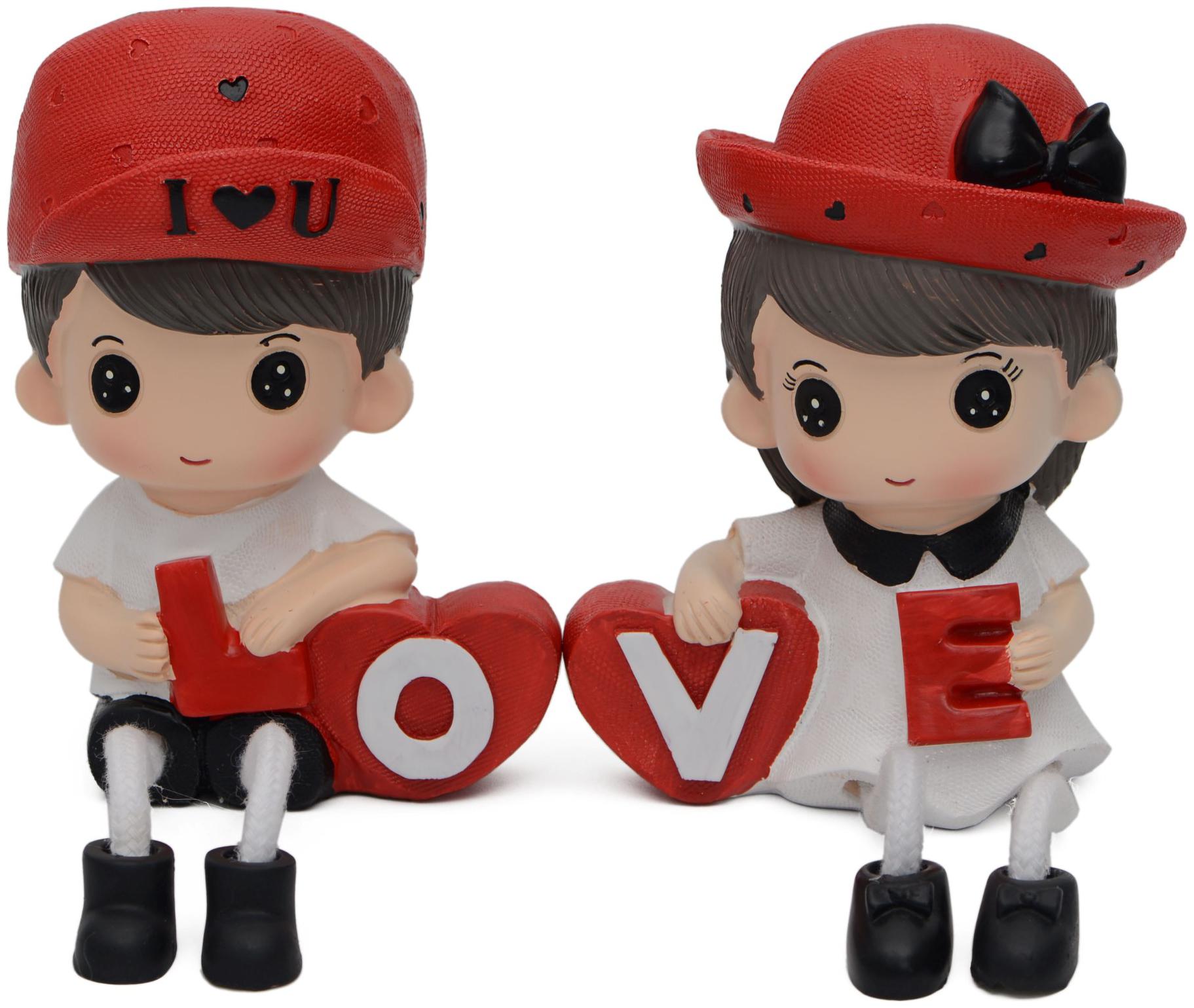 

Store2508 Cute Romantic Love Hanging Legs Showpiece (Pair) for Home Decor Very Nice Gift Item