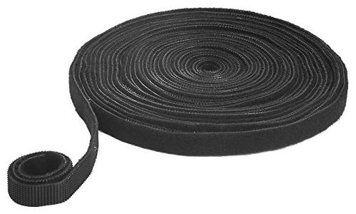 

Store2508 Fastening Tape Cable Tie Double Side Hook Loop Nylon Strap Power Wire Management (1 cm x 630 cm)