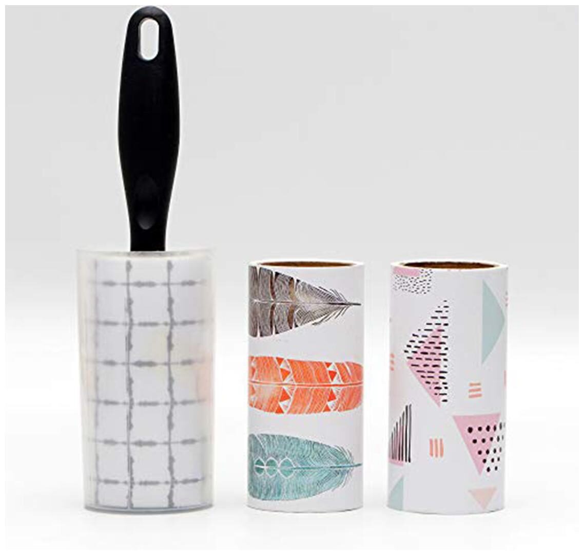 

Store2508 Lint Roller with Cover (60 Sheet) 2 Refills (60 Sheets Each)