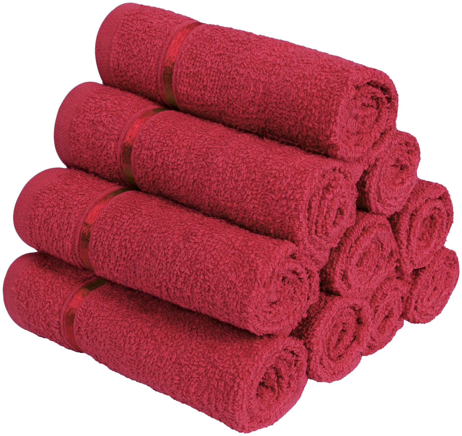 

Story Home 450 GSM Cotton Face towel ( 10 pieces Maroon )