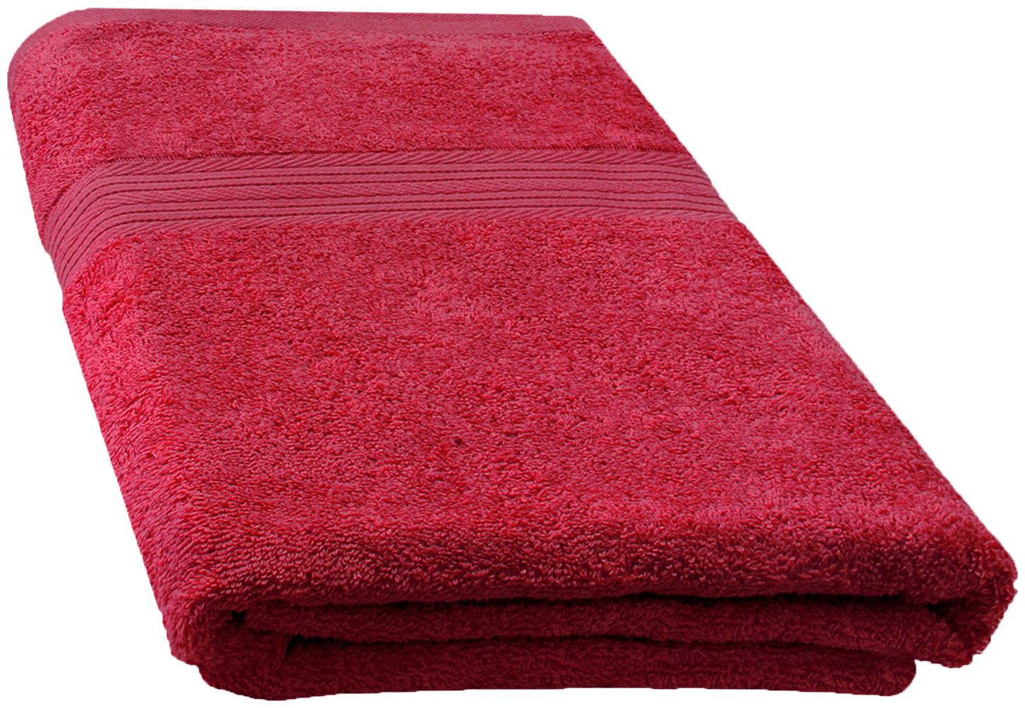 

Story Home 600 GSM Cotton Bath towel ( 1 piece Red )