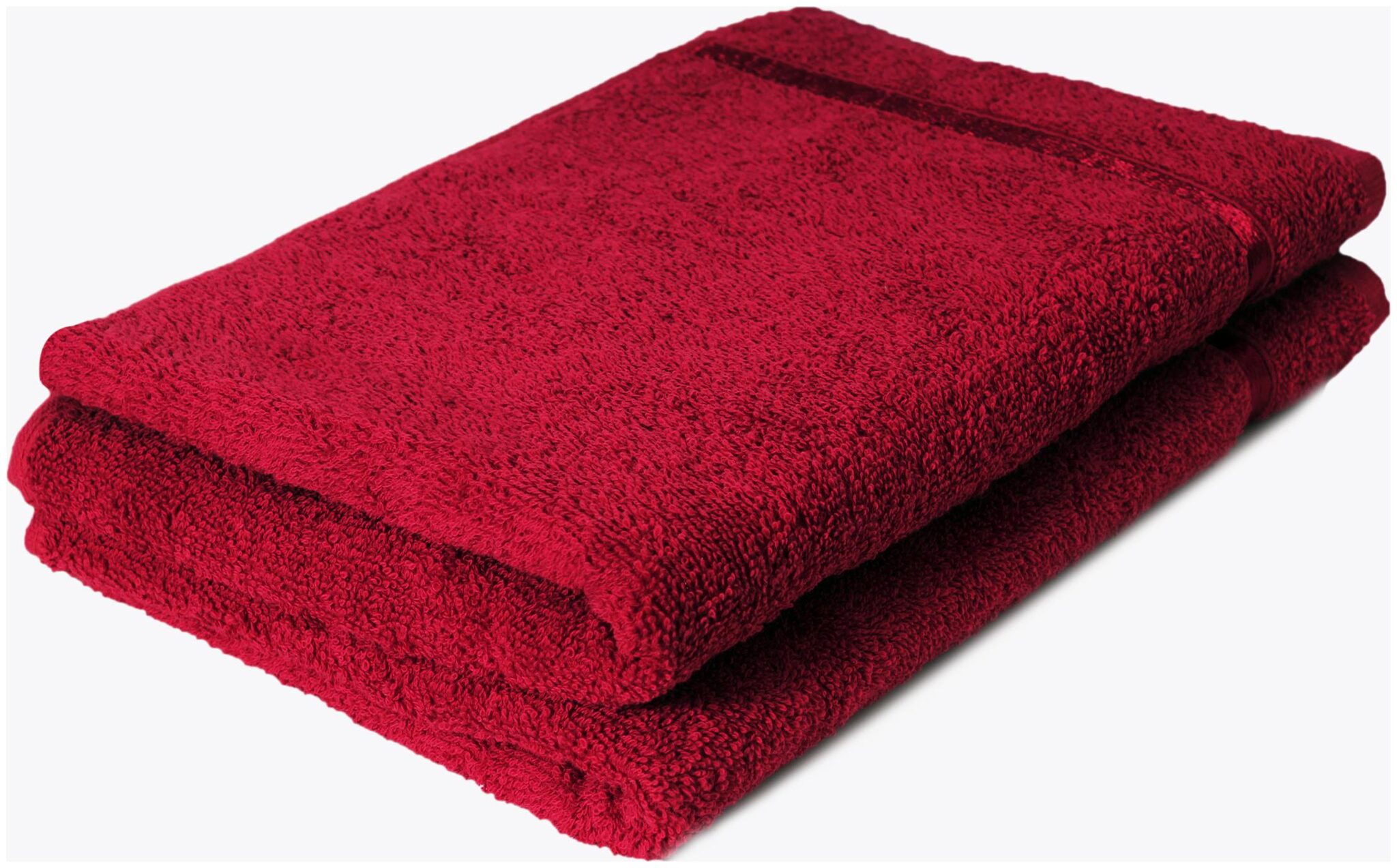 

Story Home 450 GSM Cotton Hand towel ( 2 pieces Red )