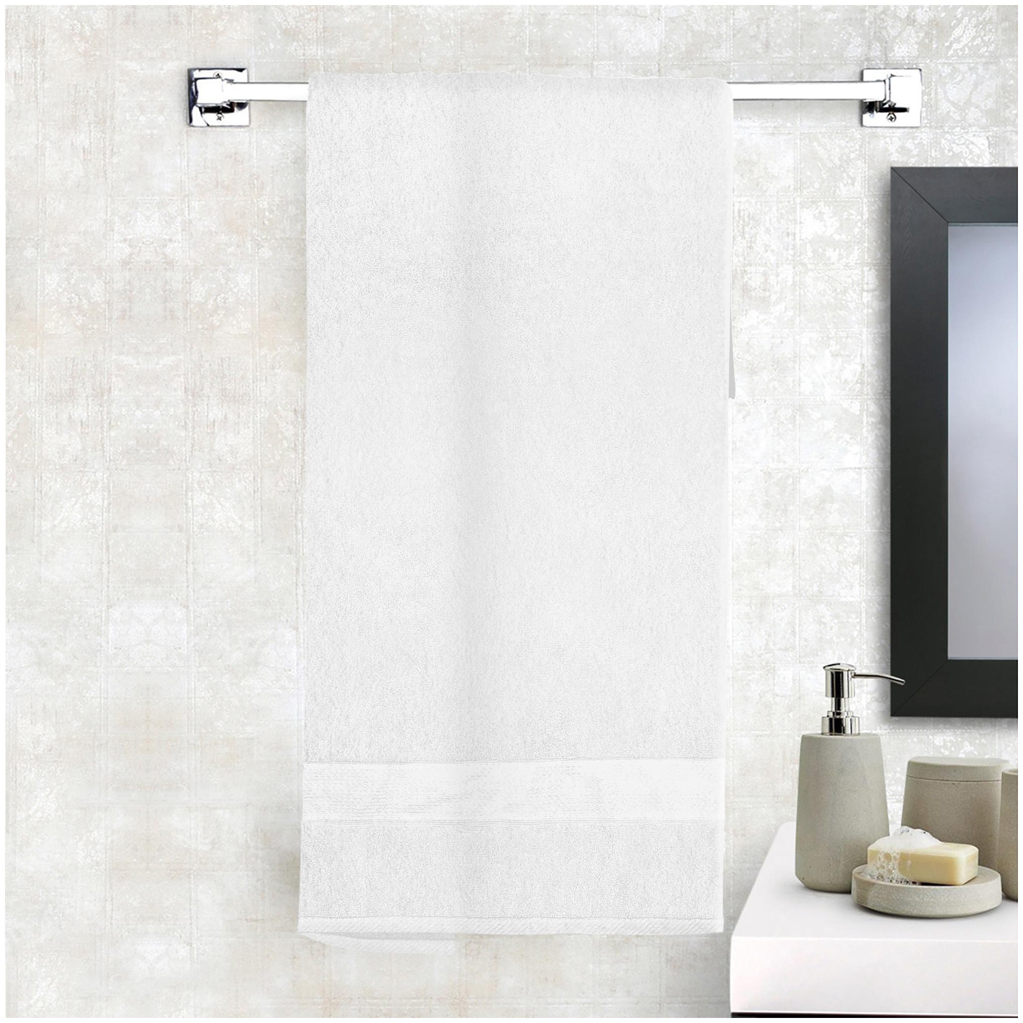 

Story Home 600 GSM Cotton Bath towel ( 1 piece White )